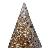 グラムきらめく金ゴールドグリッターグラム#1 パーティーハット (右)