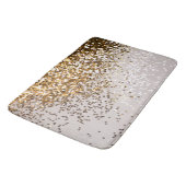 グラムきらめく金ゴールドグリッターグラム#3 (フェイクグリッター) バスマット (アングル)