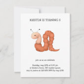 グラムの庭·赤い虫 招待状 (正面)