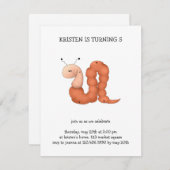 グラムの庭·赤い虫 招待状 (正面/裏面)