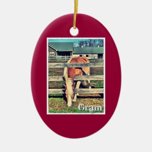 グラムの豪華版のオーナメント セラミックオーナメント (正面)