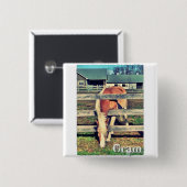 グラムの豪華版の正方形ボタン 缶バッジ (正面&裏面)