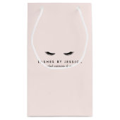 グラムアイドラッシュブラック&ピンクスモール抱き枕 スモールペーパーバッグ (裏面)