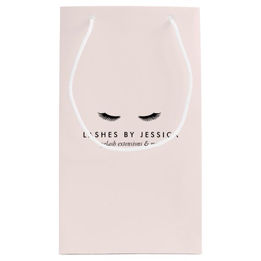 グラムアイドラッシュブラック&ピンクスモール抱き枕 スモールペーパーバッグ (裏面)