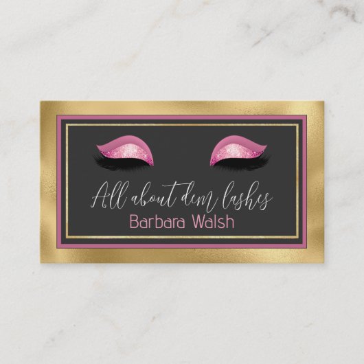 グラムアイドラッシュ 名刺 (正面)