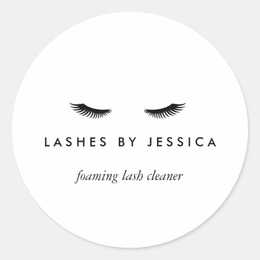 グラムアイマツ白 ラウンドシール (正面)