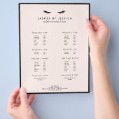 グラムアイライクラシックズブラックアンドピンク チラシ (手)