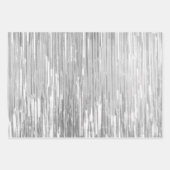 グラムアクアスパークルストライプーズ ラッピングペーパーシート (正面2)