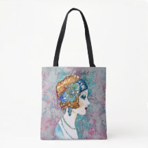 グラムアールデコフラッパーガールグレーティール（緑がかった色）バラ名