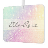 グラムイリジッドグリッターパーソナライズされたカラフル カーエアーフレッシュナー (左)