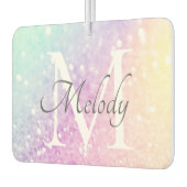 グラムイリジッドグリッターパーソナライズされたカラフル カーエアーフレッシュナー (左)