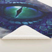 グラムインクゴシックブルー中世ドラゴン シェルパブランケット (3/4)