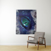 グラムインクゴシックブルー中世ドラゴン タペストリー (インサイチュ)