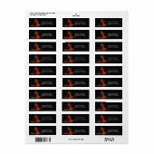 グラムウィッ飛んでいるトオンブロムハローウィンパーティ ラベル (フルシート)