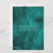 グラムエメラルドグリーンダイアモンドティアラドレスキンセアニェラ 招待状 (裏面)