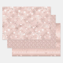 グラムエレガントガーリー赤面ピンクとシルバー