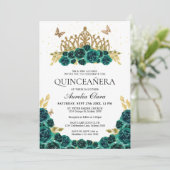 グラムエレガントグリーンフローラ金ゴールドティアラキンセアニェラ 招待状 (スタンド正面)