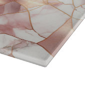 グラムエレガントバラ金ゴールドアガテマーブルパターン カッティングボード (角)