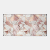 グラムエレガントバラ金ゴールドアガテマーブルパターン デスクマット (正面)