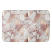 グラムエレガントバラ金ゴールドアガテマーブルパターン バスマット (正面)