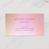 グラムエレガントバラ金ゴールドグリッタードリップスモノグラム 名刺 (裏面)