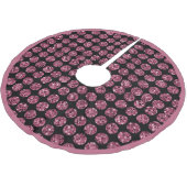 グラムエレガントピンクダイヤモンド輝く宝石 ブラッシュドポリエステルツリースカート (アングル)