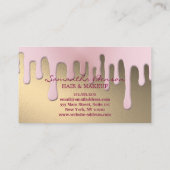 グラムエレガントメイクアップアーティスト 名刺 (裏面)