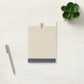 グラムエレガント航海のカスタムクラフトモノグラム素朴 ポストイット (オフィス)