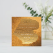 グラムオータム秋ゴールデンコッパー葉ズフォイル 招待状 (スタンド正面)