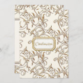 グラムオールドハリウッドリージェンシーガールクロスコンフィレーション 招待状 (正面/裏面)