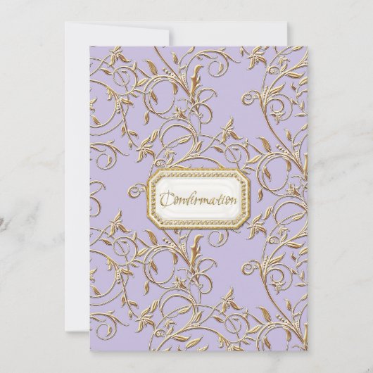 グラムオールドハリウッドリージェンシーガールクロスコンフィレーション 招待状 (正面)