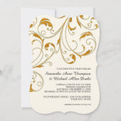 グラムオールドハリウッドリージェンシーブラックタイイベントスタイル 招待状 (裏面)