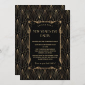 グラムオールドハリウッド素晴らしギャツビー新年パーティー 招待状 (正面/裏面)