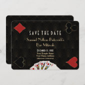 グラムカジノベガストランプのポーカーバー（ユダヤ教の）バル・ミツバーザデイト セーブザデート (正面/裏面)