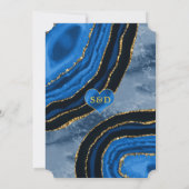 グラムカジノロイヤルベガストランプのポーカー金ゴールドアガテ結婚ス 招待状 (裏面)