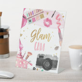 グラムカムスパパーティーメークアップグラマーガール誕生日ポ 台座サイン (インサイチュ)