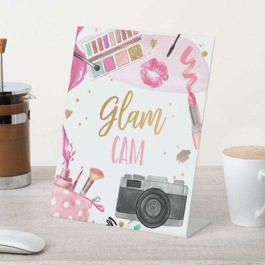 グラムカムスパパーティーメークアップグラマーガール誕生日ポ 台座サイン (インサイチュ)