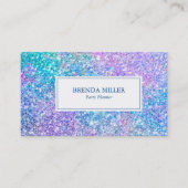 グラムカラフルグリッター&スパークルステクスチャ 名刺 (正面)