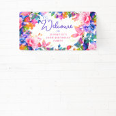 グラムガーデンウォーターカラーフローラ30th誕生日パーティー 横断幕 (インサイチュ)