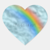 グラムガーリーアクアレインボー ハートシール (正面)