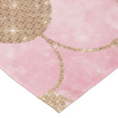 グラムガーリーバラ金ゴールドグリッターマーメイドはかりで測 テーブルクロス (アングル)