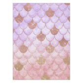 グラムガーリーバラ金ゴールドグリッターマーメイドはかりで測 テーブルクロス (正面)