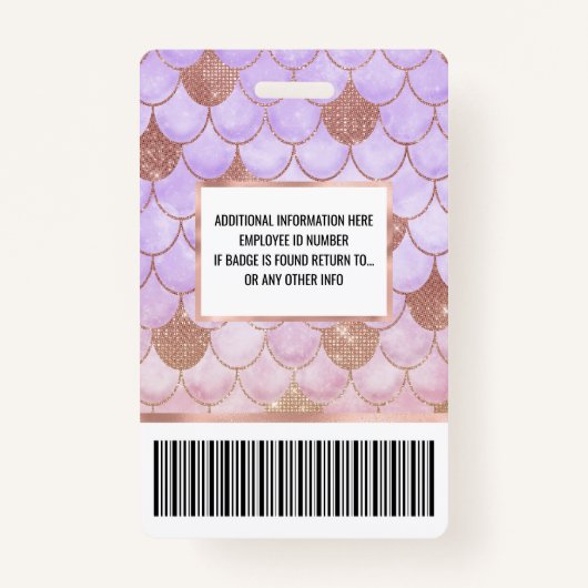 グラムガーリーバラ金ゴールドグリッターマーメイドはかりで測 バッジ (裏面)