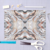 グラムガーリーバラ金ゴールドシルバー&ホワイトマーブル 薄葉紙 (クラフト)