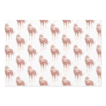 グラムガーリーピンク金ゴールド紙吹雪グリッターユニコーン