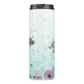 *~グラムガーリーマーメイドグリッターウミガメ珊瑚 タンブラー (裏面)