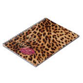 グラムガーリーレオパードハグ&キスリップ ノートブック (左側)