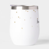 グラムガーリー金ゴールドスパークル紙吹雪パーソナライズされた (右面)