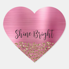 グラムガーリー金ゴールドヒョウ ハートシール