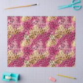 グラムガーリー金ゴールドピンクヒョウ 薄葉紙 (クラフト)